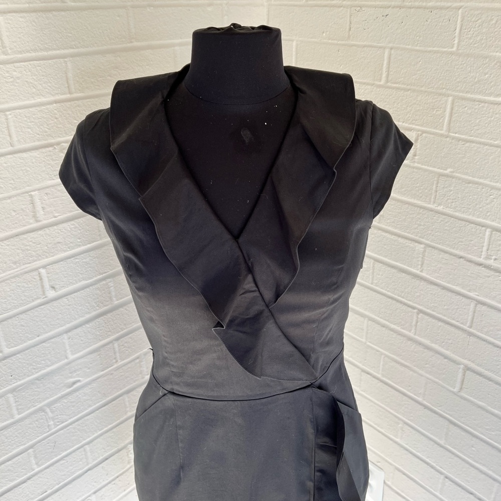 White House Black Market Ruffle Dress